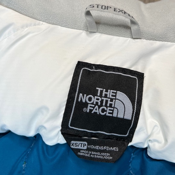 The North Face Women's 700 White Nuptse Goose Down Puffer Jacket Size XS $450 - Picture 9 of 16